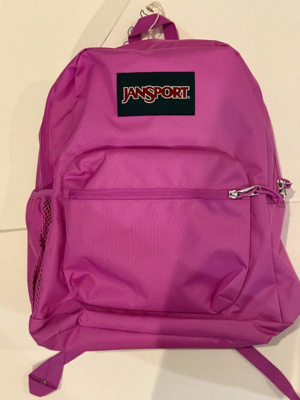 JanSport Cross Town Plus 17" Fits 15" Laptop/ Water Resistant Backpack -fuschia,